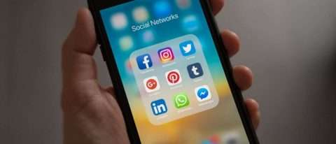 corso social media management: schermata iphone